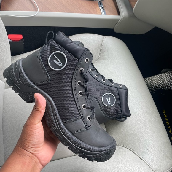 Men's Steel Toe Cap Lightweight Anti-Spike Oil-Resistant SlipResistant WorkBoots - Picture 9 of 17